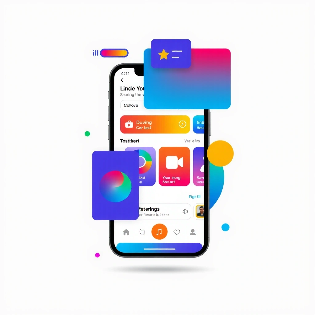 Mobilní aplikace s moderním UI designem